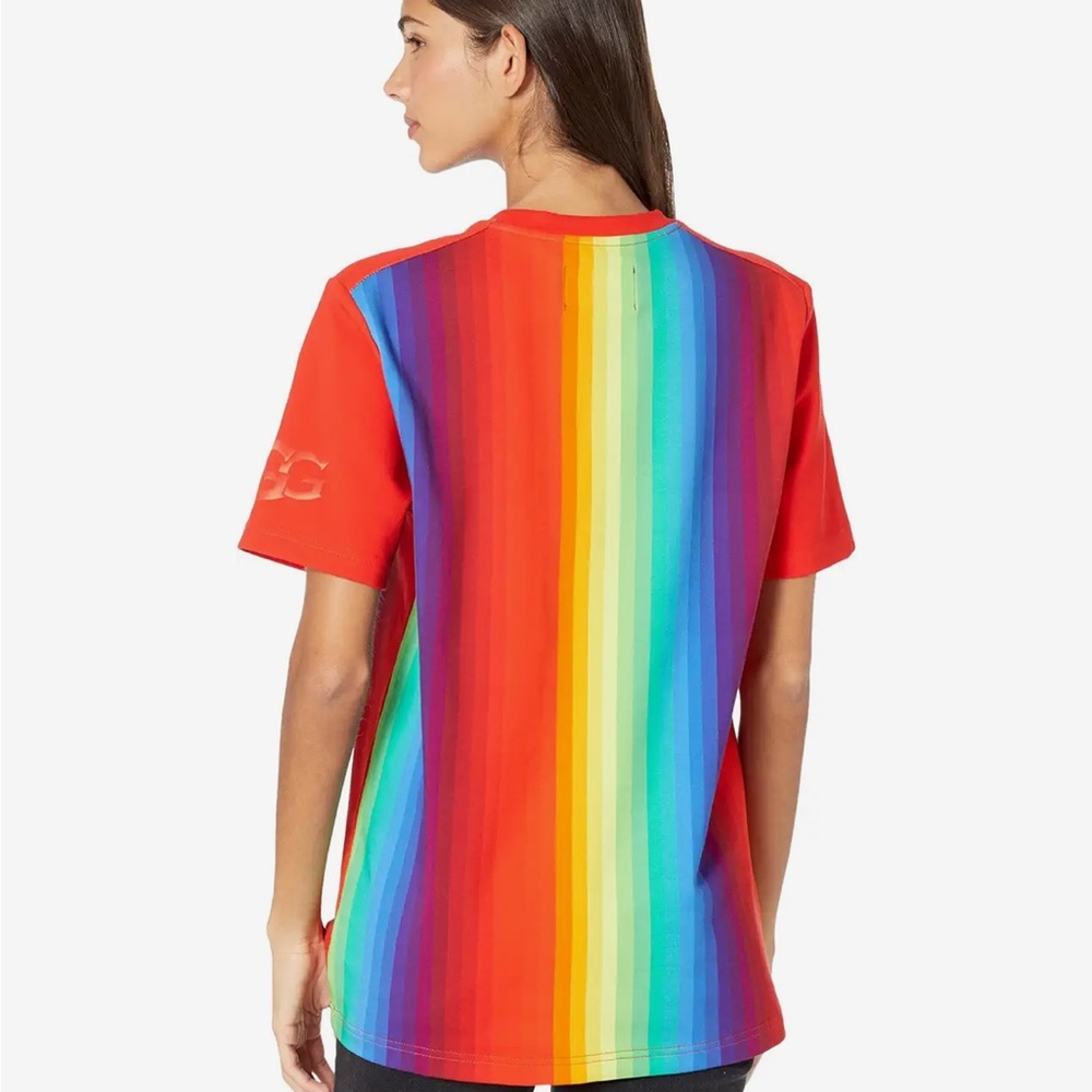 Ugg U Pride logo love crew neck short sleeve tee XS - Picture 11 of 11